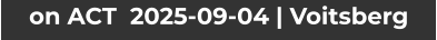 on ACT  2025-09-04 | Voitsberg